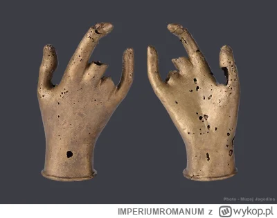 IMPERIUMROMANUM - Wykonana z brązu dłoń Jowisza Dolichenusa

Wykonana z brązu dłoń Jo...