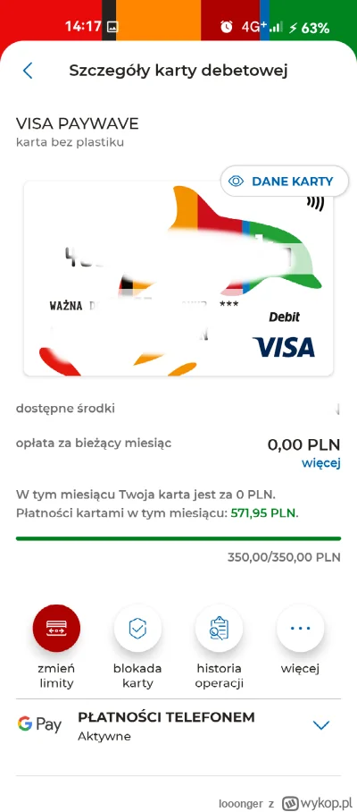 looonger - Tak. Ta karta jest bez plastiku, ale ma informację i opłatach i zwolnieniu...