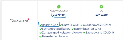 Szczaf - Właśnie sprawdzam opcje ubezpieczenia na wyjazd i taka oferta mi się wyświet...