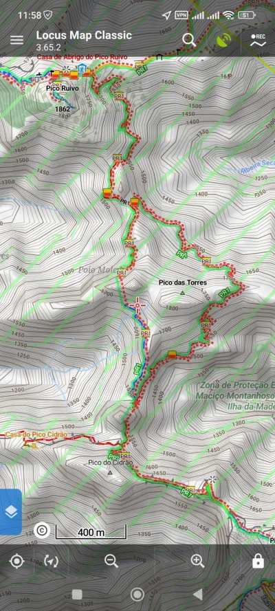Krupier - Wszędzie piszą, że szlak na Pico Ruivo się rozdziela, a tymczasem na mapach...