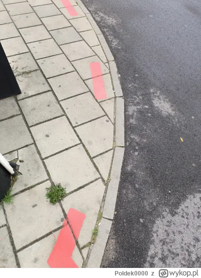 Poldek0000 - #szczecin 
Co to za czerwone linie namalowane na chodnikach?