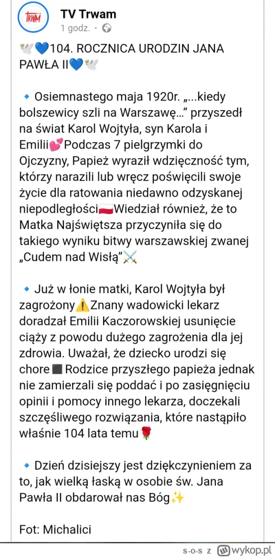 s-o-s - Ale fikołek (ʘ‿ʘ) #janpawel2 #katolicyzm #humorobrazkowy #jp2