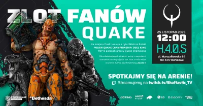 hakeryk2 - Quake! Już 25 listopada (sobota) ta legendarna seria łącząca pokolenia sta...