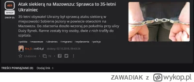 ZAWADIAK - Ataki siekierami ukraińców w Polsce, to już chyba ich narodowa tradycja.
W...