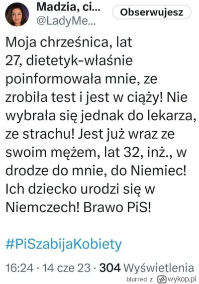 blurred - ps. albo żeby leczyć Polki przeniosą się do Niemiec