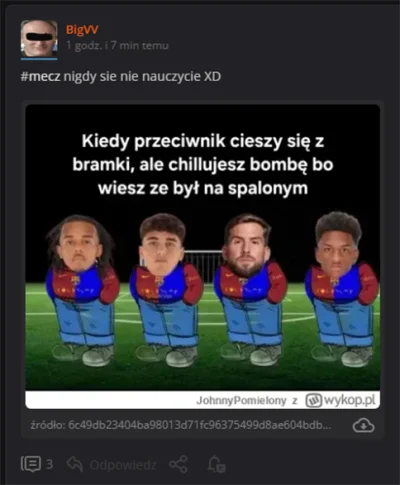 Tymczas0wy - ależ fatalnie zestarzał się ten wpis starego barceloniarza XD

#mecz #be...