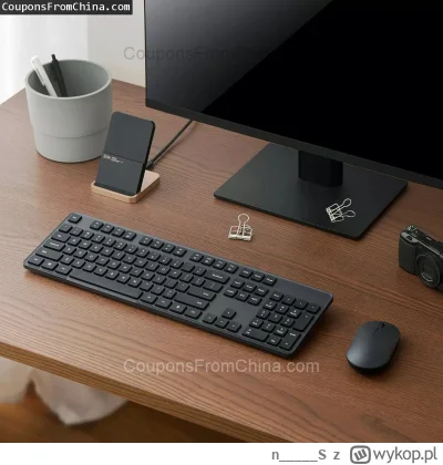 n____S - ❗ Xiaomi WXJSO2YM Wireless Keyboard Mouse Set
〽️ Cena: 25.99 USD
➡️ Sklep: B...