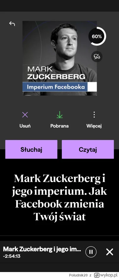 Poludnik20 - Screen z aplikacji Book Beat 

#facebook #audiobooki #ksiazki