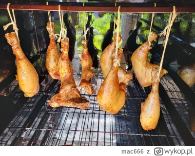 mac666 - Aktualizacja. Po parzeniu suszenie 2h, wedzenie 3h w 60 stopniach + 30 minut...