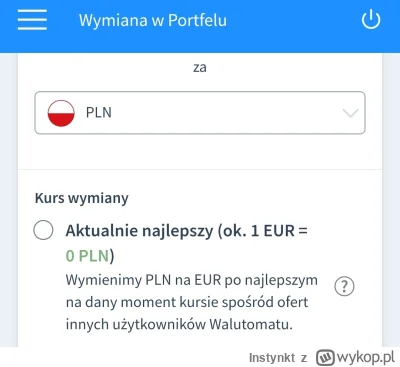 Instynkt - Wiecie że w walutomacie rozdają euro za darmo?
#nbp #pln #walutomat