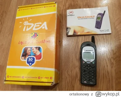 ortalionowy - Mój pierwszy telefon komórkowy na kartę był w Orange wtedy jeszcze siec...