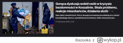 Bazooka - A dopiero co się chwalili w lokalnych mediach jak to skutecznie pomagają be...