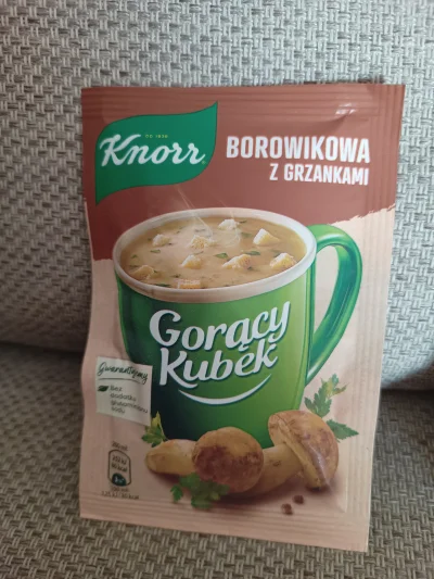 luxkms78 - #jedzzwykopem #knorr #borowikowazgrzankami #borowikowa #grzanki #goracykub...