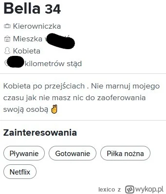 lexico - ciekawe co ona ma do zaoferowania ( ͡º ͜ʖ͡º)
#tinder