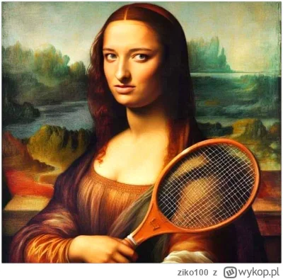 ziko100 - #tenis Dama z paletkom> guwniara z paletkom