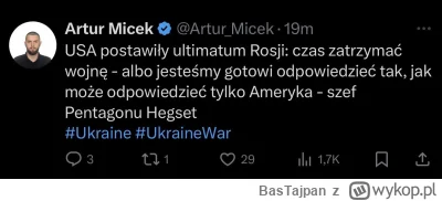 BasTajpan - Niepokojące informacje, prawda @Metris ? #ukraina