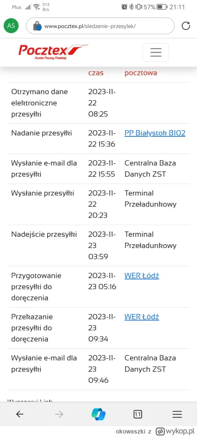 okowaszki - @Nanari na infolinię się nie da dodzwonić, smsa lub maila też nie dostałe...