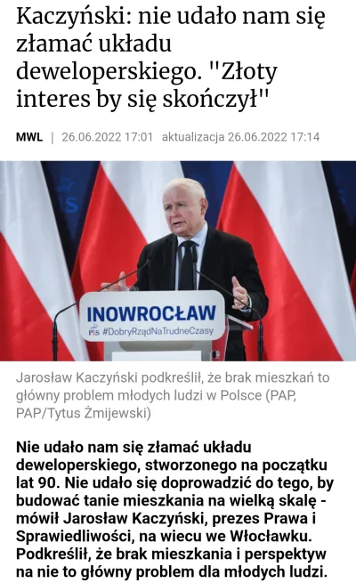 mam_spanko - Warte przypomnienia wystąpienie Kaczyńskiego.

Wszystko prawda, ale zami...