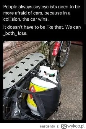 sargento - #heheszki #rower #samochod #kolizja
Musicie przemyśleć swoje stanowisko.