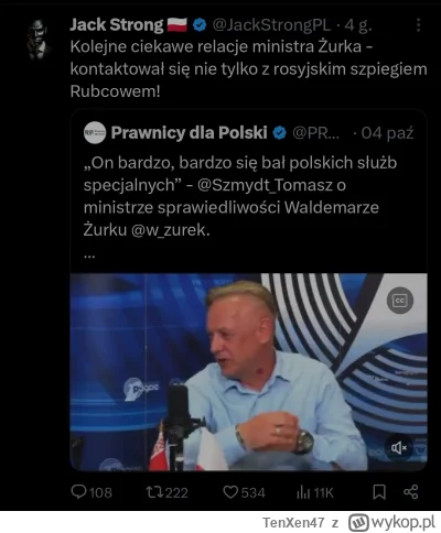 TenXen47 - Czy skoro ziobrowcy już powołują się na białoruskiego zdrajcę to po porażc...