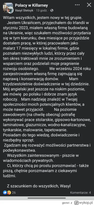 genvi - To się chyba samo komentuje. Jest se Wasyl w Irlandii, chce mu się robić i mó...