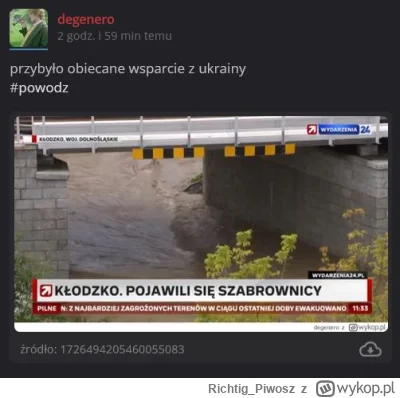 Richtig_Piwosz - @degenero:  Uratowałem Twój wpis :D