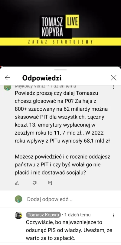 mikolaj-von-ventzlowski - Zabrakło mi słów gdy przeczytałem jego komentarz. On jest t...