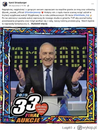 Luigi93 - Dwa lata temu wylicytowałem z tym oto panem kolację&nbsp;w restauracji Ojcowizna...