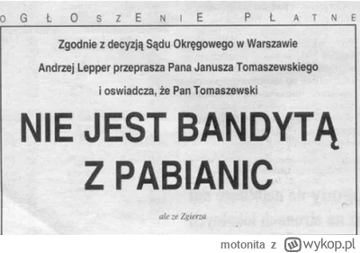motonita - @klapektarasa: To takie przepraszanie w tym stylu.