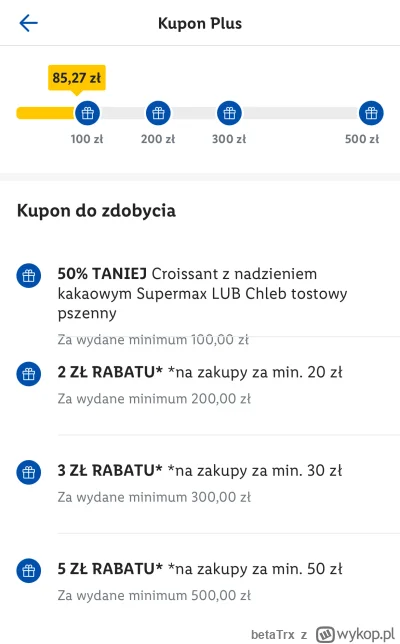 betaTrx - Od dawna zastanawiam się ocb z tymi kodami w Lidlu za zakupy na określoną k...