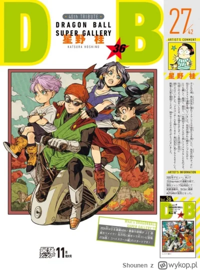 Shounen - Okładka jednego z tomów DB w wykonaniu Katsury Hoshino, autorki mangi D.Gra...