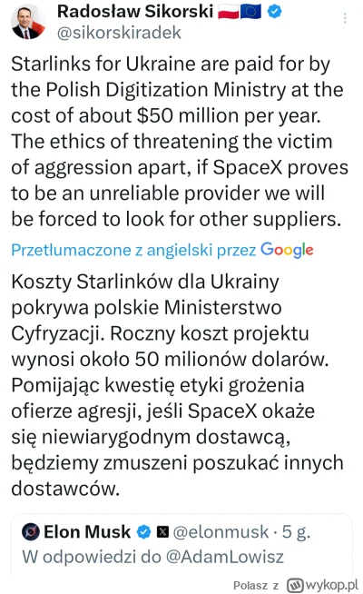 Polasz - Dlaczego Radek nie zostanie naszym prezydentem, nie rozumiem.