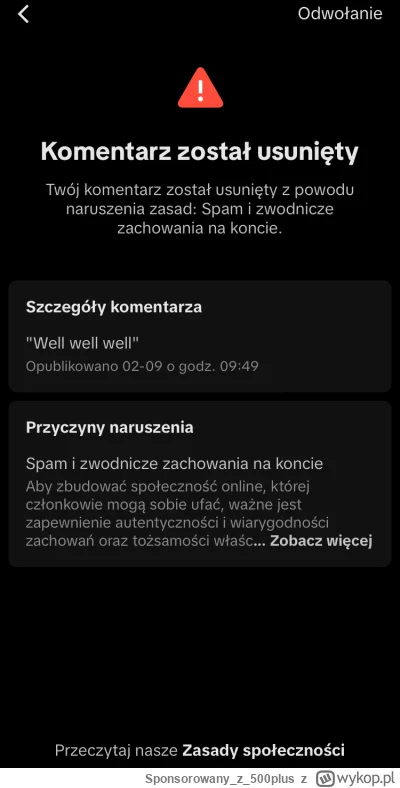 Sponsorowanyz500plus - Tak wygląda wolność słowa na #tiktok

#wolnoscslowa #socialmed...