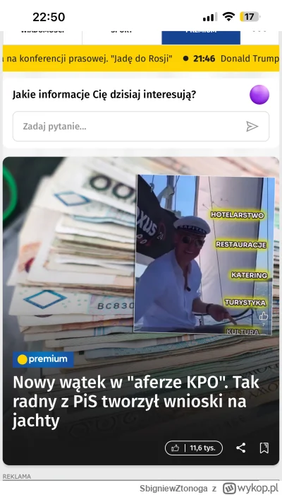 SbigniewZtonoga - #kpo MAMY TO, JEST W KOŃCU ARTYKUŁ NA GŁÓWNEJ ONETU

XD