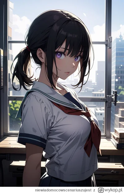 niewiadomocowscenariuszujest - #randomanimeshit #anime #originalcharacter #schoolgirl...