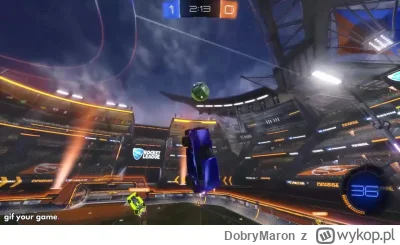 DobryMaron - #rocketleague Wczorajsza brameczka :D