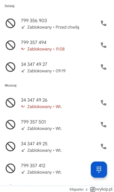 69guziec - O wuj tu chodzi? Czemu aż takie natężenie?

#spam #pytanie #telefony