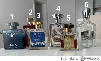 Stramekz - Hej! Mam do odlania kilka pozycji:

1. Elysium Pour Homme Eau Intense Roja...