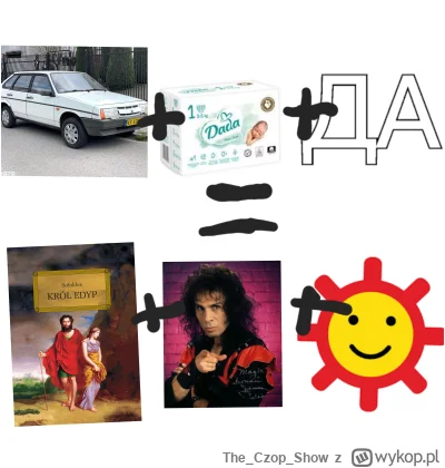 TheCzopShow - #rebus #muzyka
Mój drogi, to jest konkurs! Jakżesz nie głosować?
Co to ...