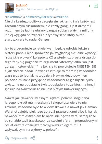 munioman - >Żyje w kraju w którym około 5 milionów obywateli na poważnie rozważa odda...