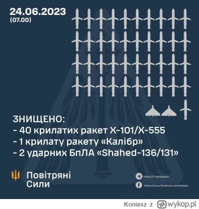 Koniasz - Pucz puczem a Rosja przeprowadziła w nocy duży atak rakietowy. Ukraina twie...