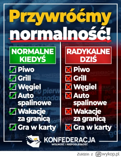 Z.....n - Ten uczuć gdy widzisz takie hasła i śmiejesz się na głos. 

#bekazkonfedera...