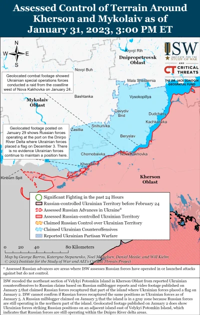 Kagernak - Południowa Ukraina

Rosyjskie siły prawdopodobnie przedkładają działania s...
