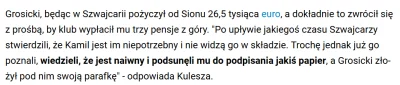 Lolenson1888 - @Coxex: No to nieźle. Przypomina się historia z Grosickim w Sionie tro...