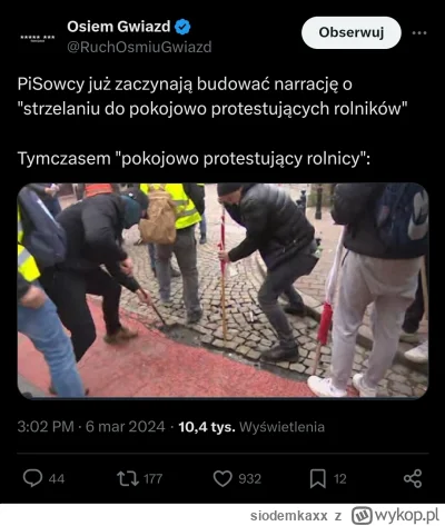 siodemkaxx - #protest były policjant w polsacie mówi o prowokatorach,  tymczasem zdje...