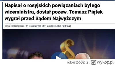 robert5502 - @robert5502:  Jacek Kotas nawet próbował się bronić 
Dziennikarz śledczy...