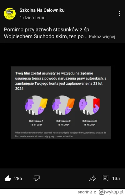 snorli12 - Dobrze rozumiem że 23 lutego szkolna na celowniku zniknie!? Przecież to są...