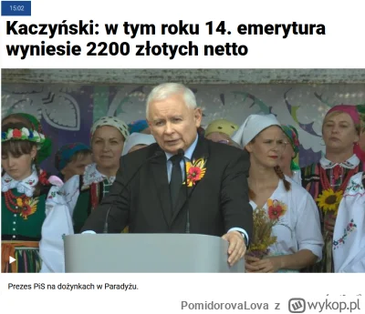 PomidorovaLova - kaczkoid właśnie kupuje głosy emerytów za wasz hajsik hehe

#bekazpi...
