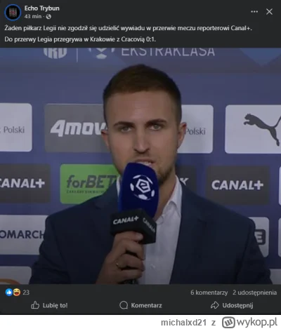 michalxd21 - Nie oglądałem przerwy bo jest na co przełączać, ale jeśli ten frajer zos...