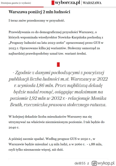 del855 - Warszawa - tygrys demografii - "no mowie ci mordo, cala Polska marzy o miesz...